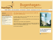 Tablet Screenshot of kirche-bugenhagen.de